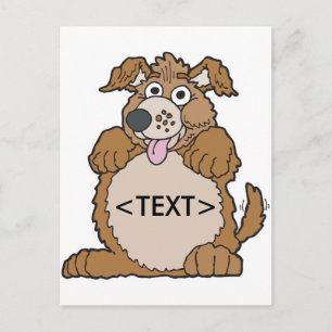 Carte Postale Personnaliser un Chien Chien Chien Chien Chien,<TE