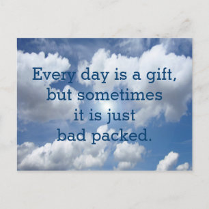 Carte Postale Personnalisez votre dicton drôle ou votre sagesse