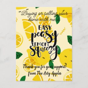 Carte Postale personnel client merci cadeau recommandation marke