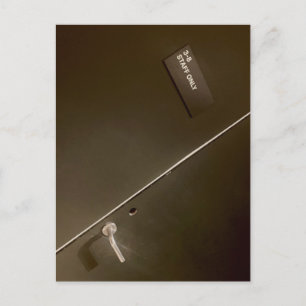 Carte Postale Personnel uniquement, Entrée Enfer, Art Moderne