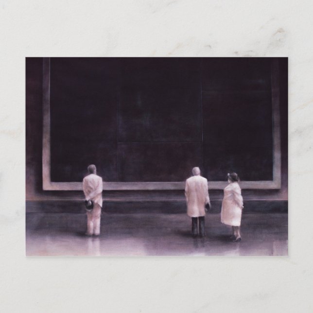 Carte Postale Personnes à une exposition 1990 (Devant)