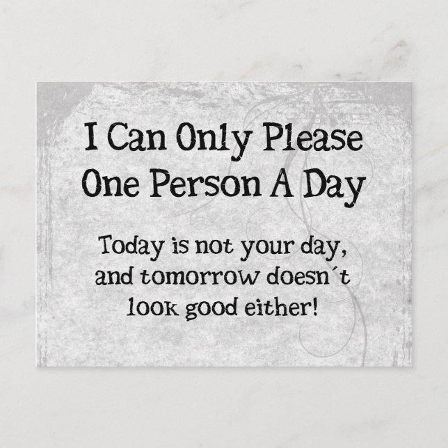 Carte Postale Personnes Agréables (Devant)