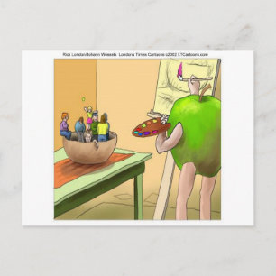 Carte Postale Personnes Nature morte Funny Cartoon