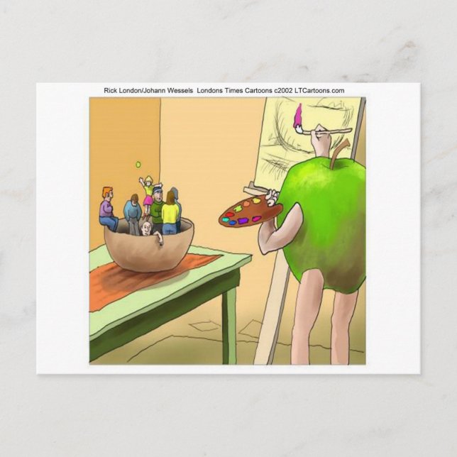 Carte Postale Personnes Nature morte Funny Cartoon (Devant)