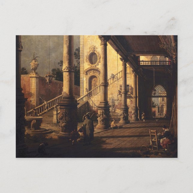 Carte Postale Perspective avec un Portico (Devant)