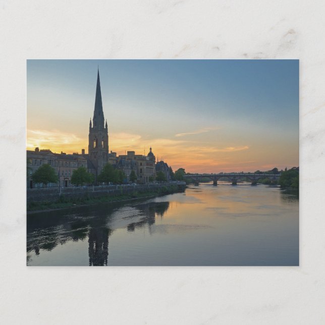 Carte postale Perth Scotland Sunset (Devant)