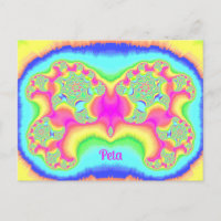 PETA ~ GRAS ~ FLUOR PINK ~ Conception Fractale 3D 