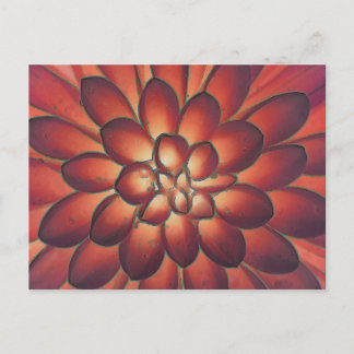 Carte Postale Pétales Art Floral Abstrait Moderne