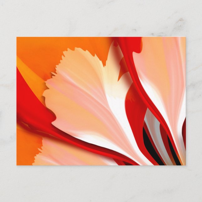 Carte Postale Pétales de fleurs (Devant)