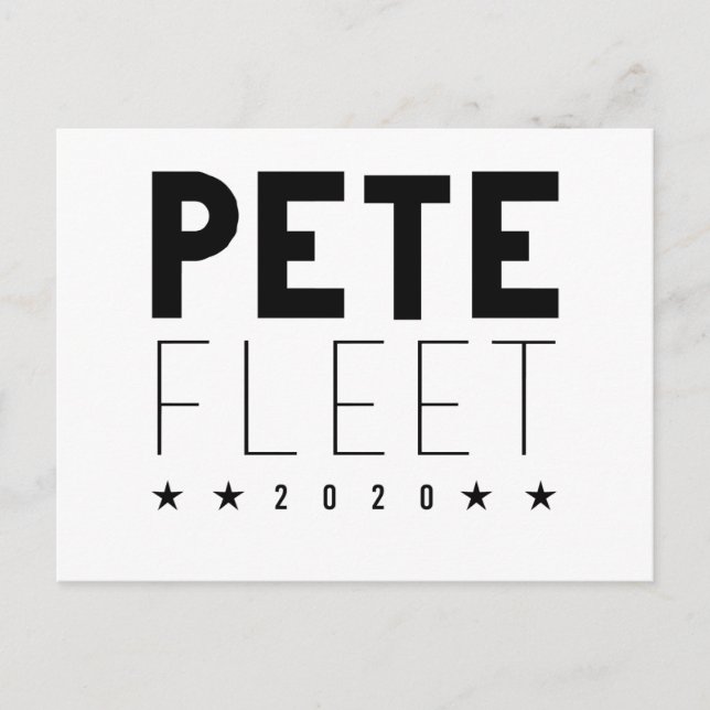 Carte Postale Pete Fleet 2020 (Devant)