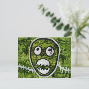 Carte Postale Pete la graine crâne drôle monstre artistique fant