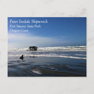 Carte Postale Peter Iredale Shipwreck, Côte de l'Oregon