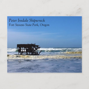 Carte Postale Peter Iredale Shipwreck, Côte de l'Oregon