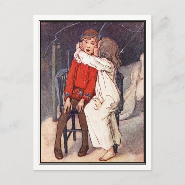 Carte Postale Peter Pan et Wendy par Alice B. Woodward (Devant)