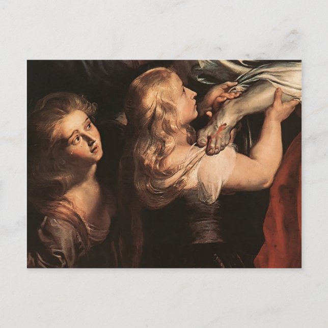 Carte Postale Peter Paul Rubens - Descente de la Croix (Devant)