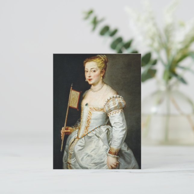 Carte Postale Peter Paul Rubens Portrait d'une dame (Debout devant)