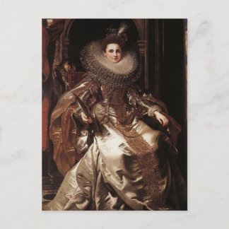 Carte Postale Peter Rubens - Portrait de Maria Serra Pallavicino