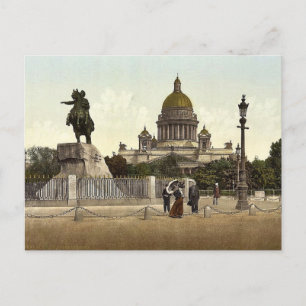 Carte Postale Peter the Great Place, Saint-Pétersbourg, Russie c