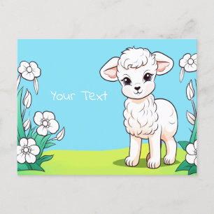Carte postale Petit Agneau