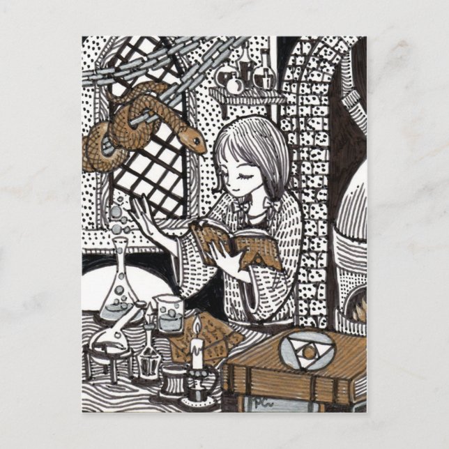 Carte Postale Petit alchimiste (Devant)