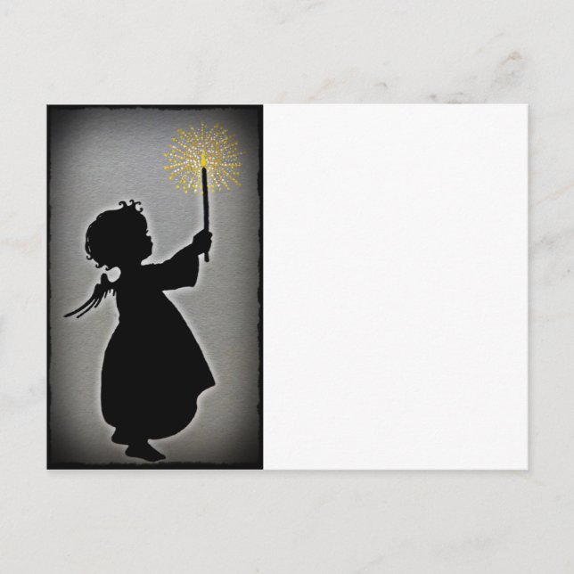 Carte Postale Petit ange laisse briller sa lumière (Devant)