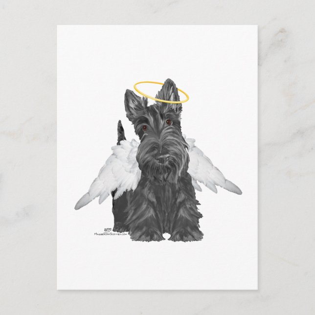 Carte Postale Petit ange Scottie (Devant)