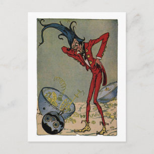 Carte Postale Petit Assistant vintage d'illustration Oz