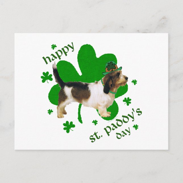 Carte Postale Petit Basset Griffon Vendéen St-Patrick (Devant)