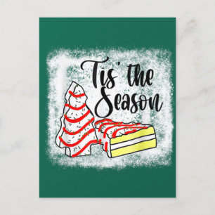 Carte Postale Petit C'est La Saison Gâteaux d'Arbre de Noël Debb