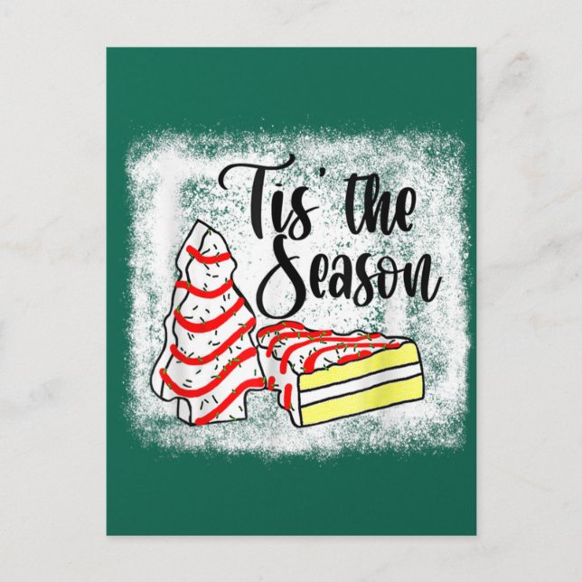 Carte Postale Petit C'est La Saison Gâteaux d'Arbre de Noël Debb (Devant)