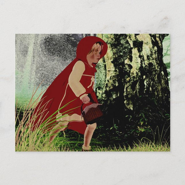 Carte Postale Petit Chaperon Rouge (Devant)
