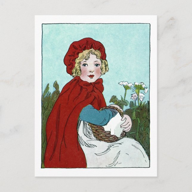 Carte Postale Petit Chaperon Rouge (Devant)