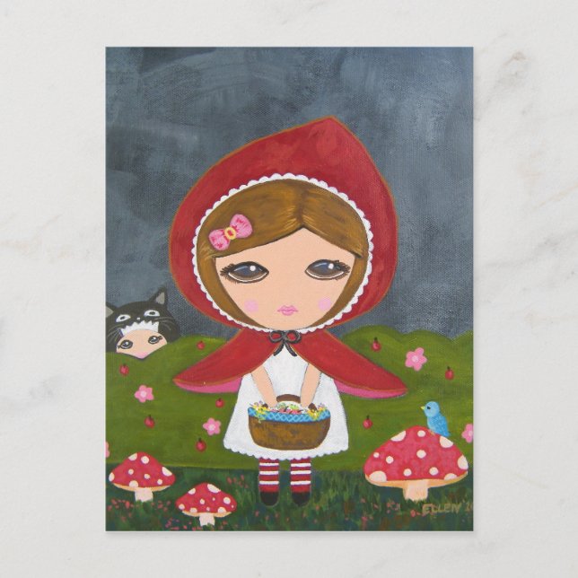 Carte Postale Petit Chaperon Rouge (Devant)