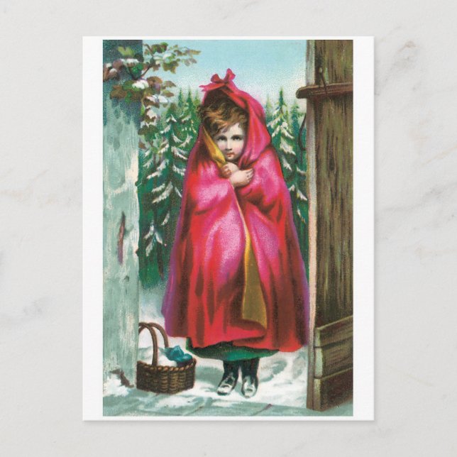 Carte Postale Petit Chaperon Rouge (Devant)