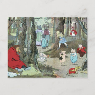 Carte Postale Petit chaperon rouge : Pages terminées