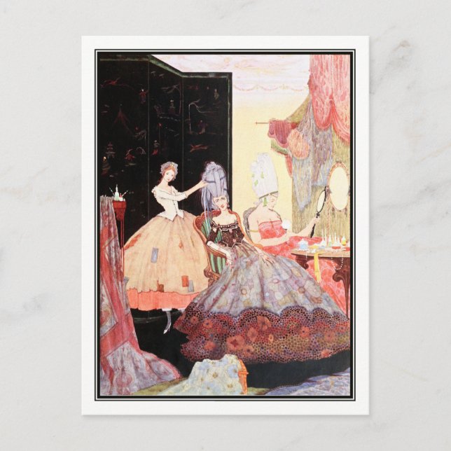 Carte Postale Petit chausson de verre par Harry Clarke (Devant)