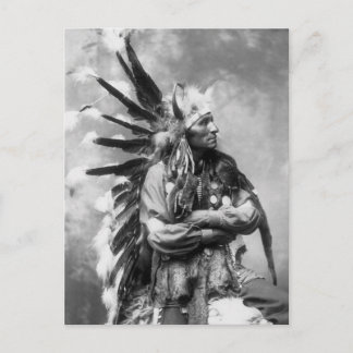 Carte Postale Petit Cheval, Sioux d'Oglala, années 1890