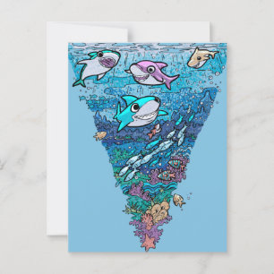 Carte Postale Petit chien de requin