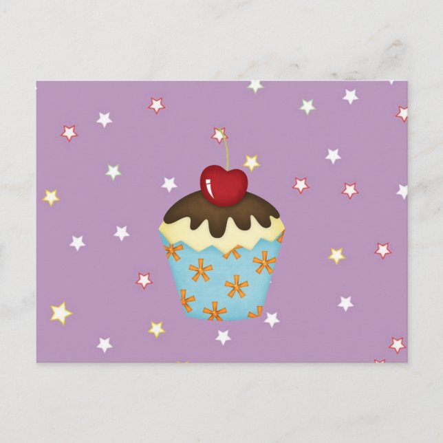 Carte Postale petit cupcake (Devant)