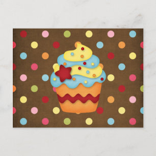Carte Postale petit cupcake