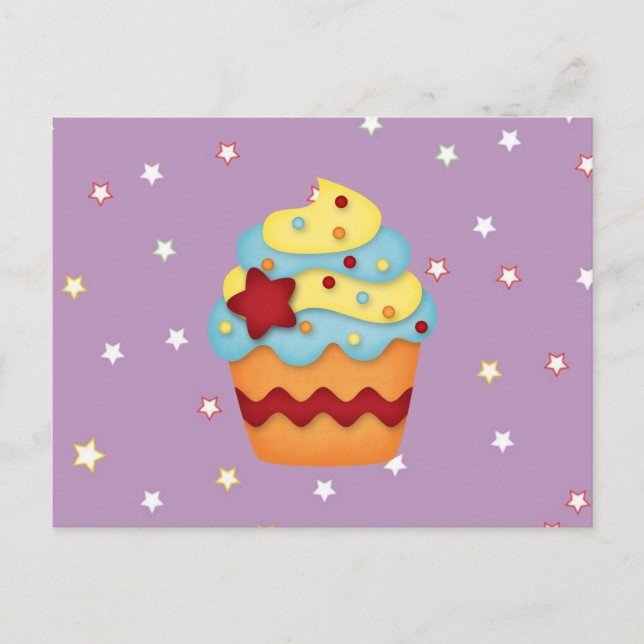 Carte Postale petit cupcake (Devant)