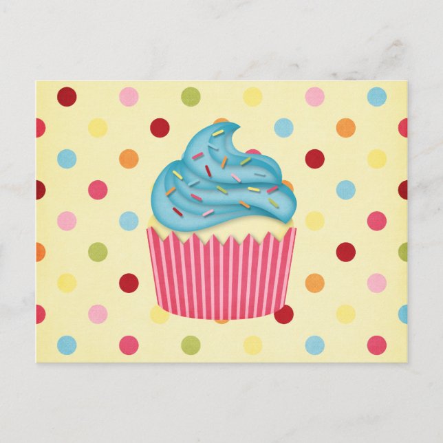 Carte Postale petit cupcake (Devant)