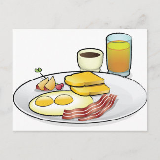 Carte Postale Petit déjeuner