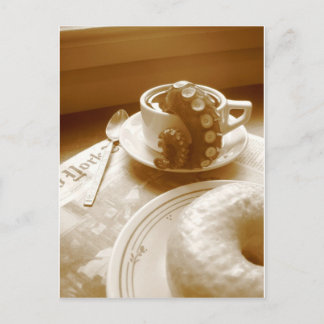 Carte Postale petit déjeuner