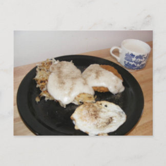 Carte postale petit-déjeuner