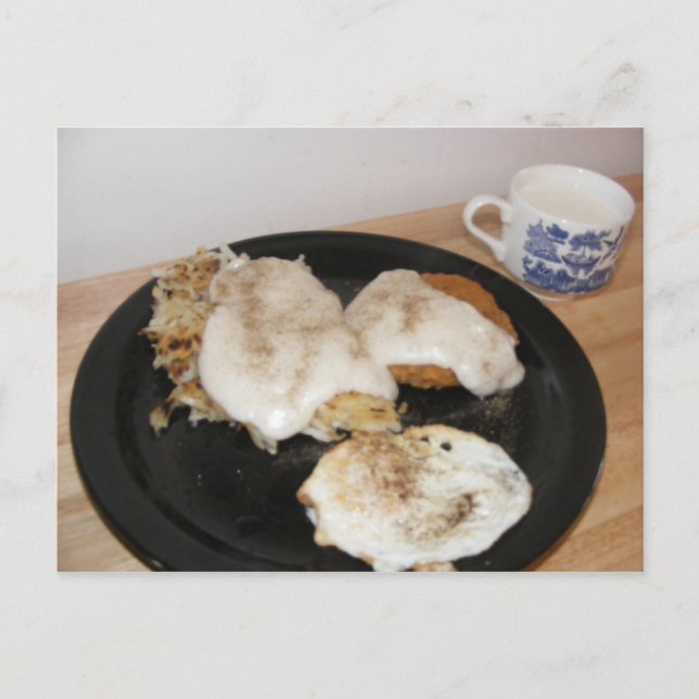 Carte postale petit-déjeuner (Devant)