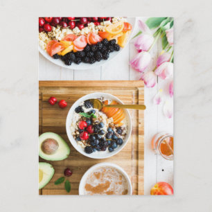 Carte Postale petit déjeuner