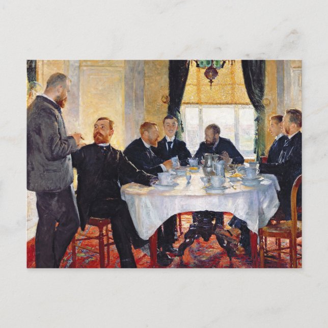 Carte Postale Petit déjeuner au Blankenberghe (Devant)