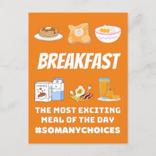 Carte Postale Petit déjeuner excitant