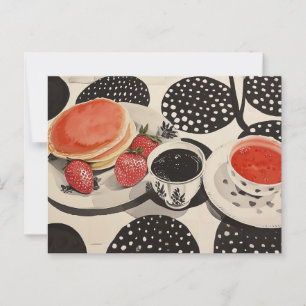 Carte Postale Petit déjeuner matinal